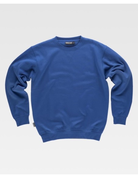 WorkTeam SUDADERA S5505 T-S BASICA AZUL