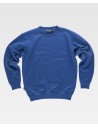 WorkTeam SUDADERA S5505 T-S BASICA AZUL