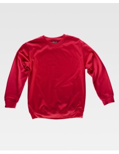 WorkTeam SUDADERA S5505 T-S BASICA ROJO