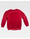 WorkTeam SUDADERA S5505 T-S BASICA ROJO