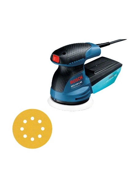 Bosch LIJADORA ROTORBITAL 125MM 250W GEX 125-1 AE 0.601.387.500