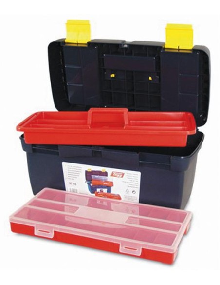 Tayg caja herramientas 116001 N.16 con bandeja + estuche 500X258X255