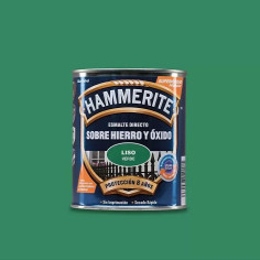 Hammerite esmalte VERDE brillante liso 5 L