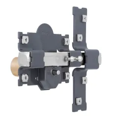 Traba cerrojo cerradura 101R/105 pintado 24501 cilindro 70 mm