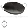 Plancha asar redonda 52 cm Garcima 12055 hierro fundido Guison