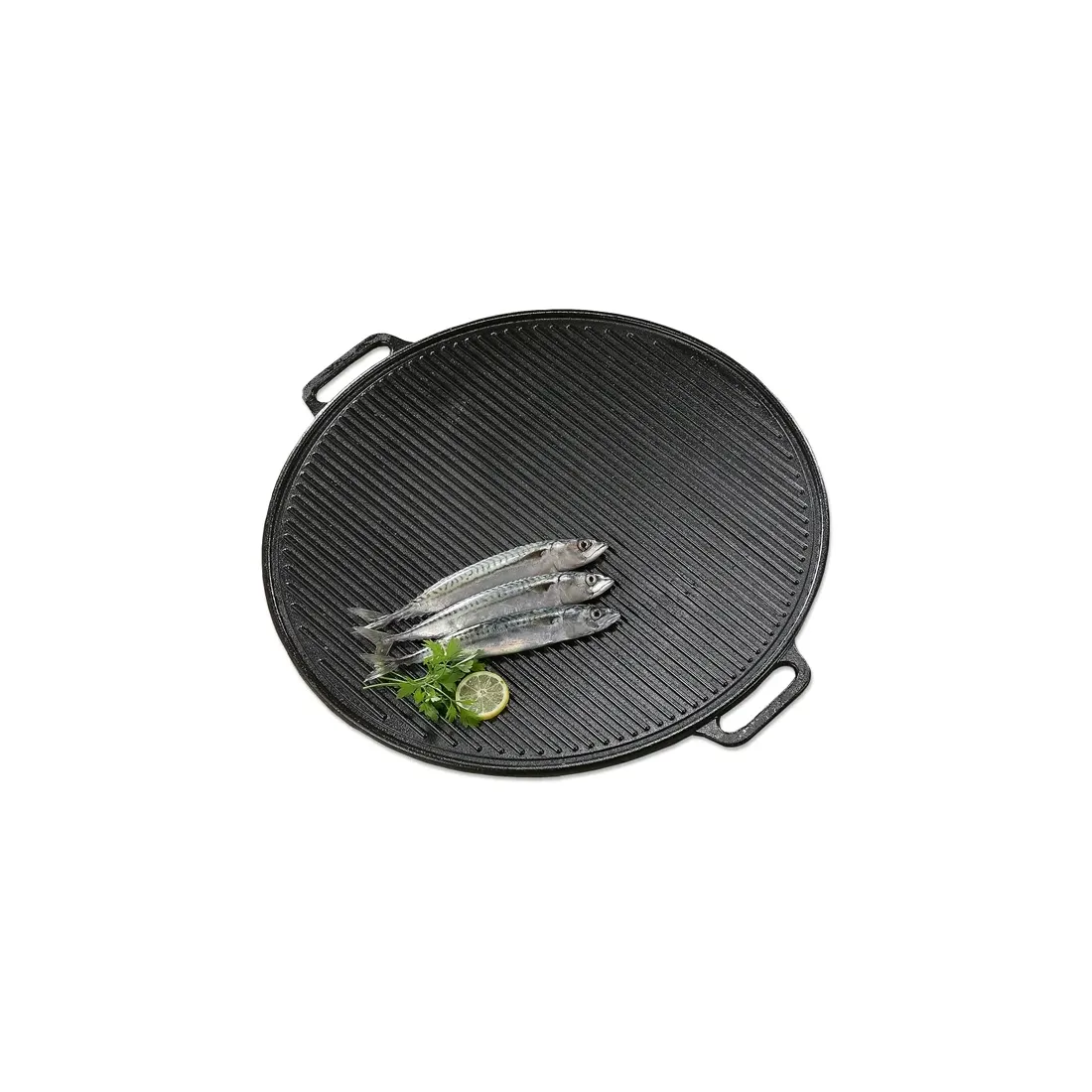 Plancha asar redonda 65 cm Garcima 12065 hierro fundido Guison