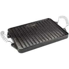 Garcima 12021 plancha asar rectangular 21X27 cm Hierro fundido