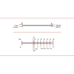 Clavadora Simes SIM B183 1205185 (BRAD 1,83) SIM B183