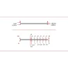 Clavadora Simes SIM B183 1205185 (BRAD 1,83) SIM B183