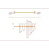 Clavadora Simes SIM B12 1205125 (pin + clavo brad AX 1,2) SIMB12