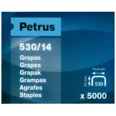 Grapas 530/14 77511 Petrus 5000 uds