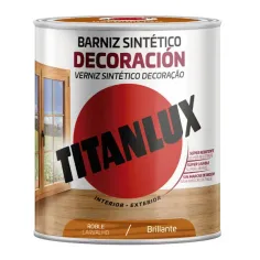 Barniz Roble brillante 750 ml Titanlux 5809395