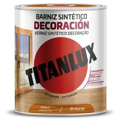 Barniz Roble brillante 250 ml Titanlux 5809394