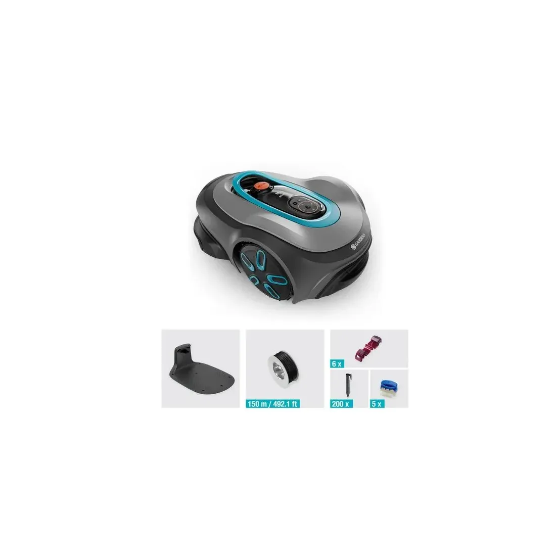 Gardena 19901-26 mart SILENO MAX 800 m² robot cortacésped
