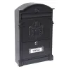 BUZON EXT.ALUM.RESIDENCIA E-2614 NEGRO