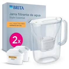 Jarra de Agua Filtrante Brita STYLE ESSENTIAL + 2 filtros