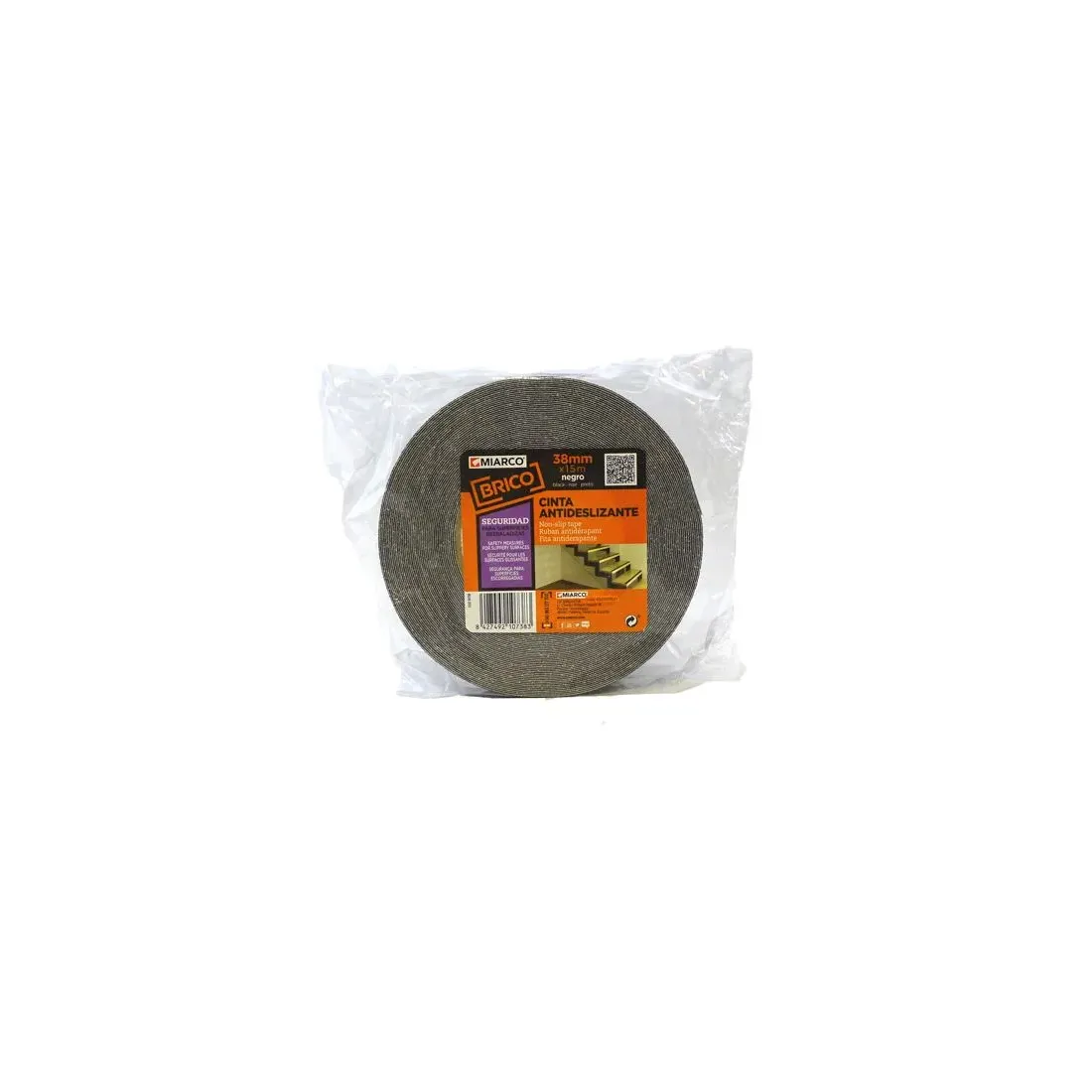Cinta Antideslizante Transparente 25 mm X 5 m Ranger Miarco 10758