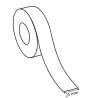 Cinta Antideslizante Negra 25 mm x 5 mts Brinox B61300N