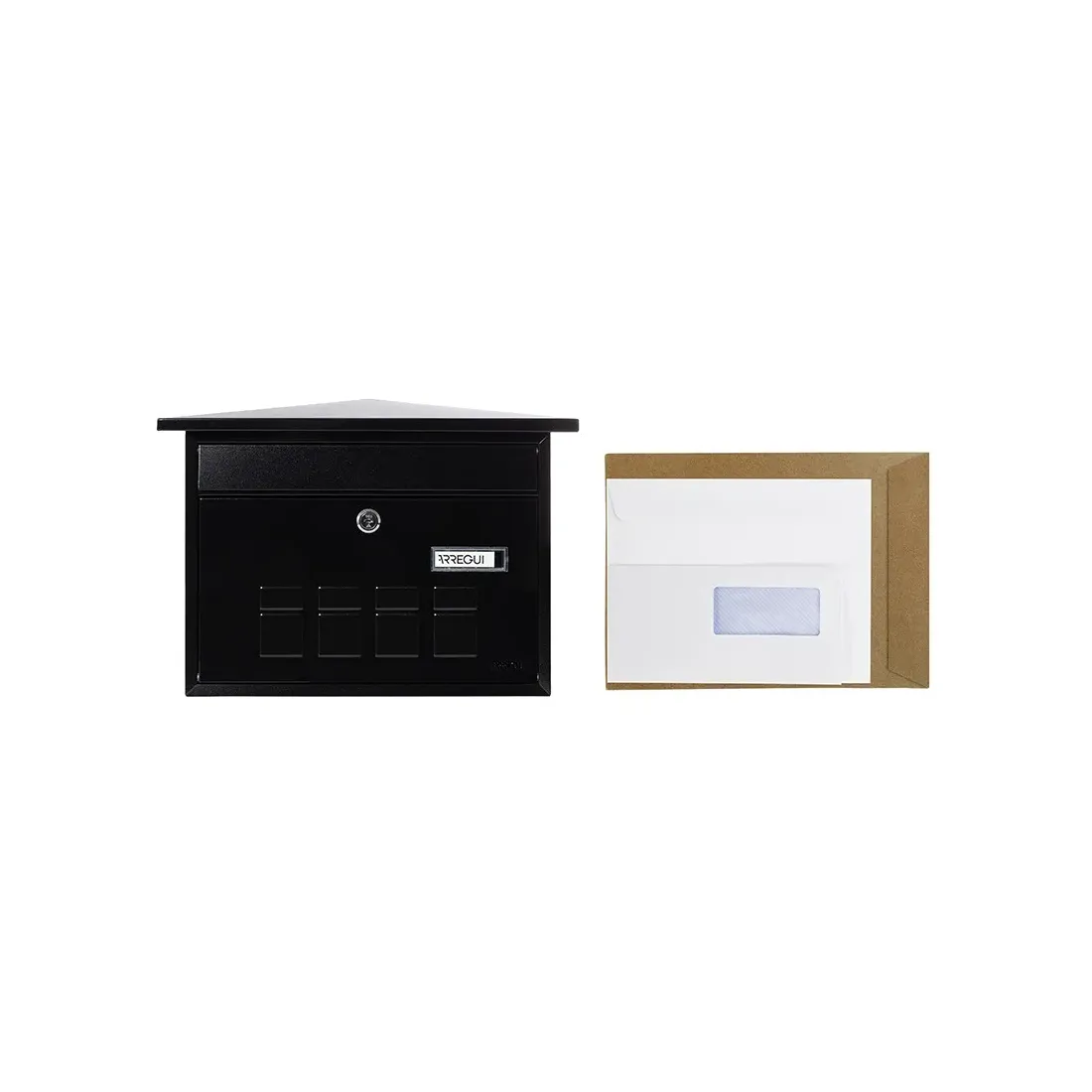 Buzón Arregui Deco E5704 Negro DIN A4