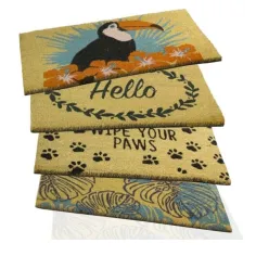 Felpudo Coco + Pvc TROPICAL 40X70 03846 Rectangular Hidalgo