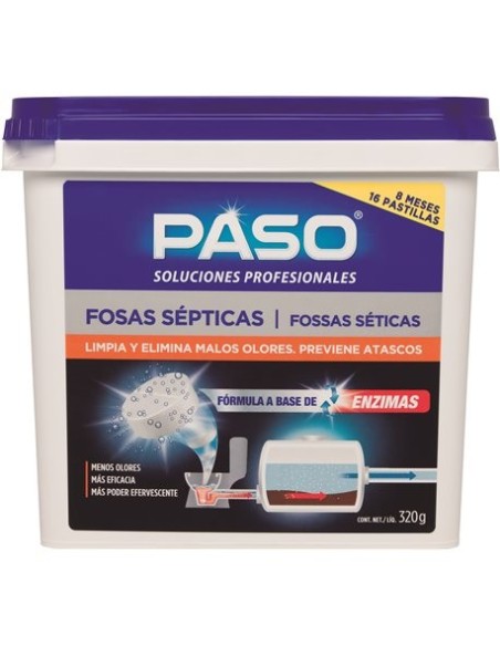 PASO FOSA SEPTICA (16 PASTILLAS) 705018