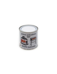 FM PINTURA ANTICALÓRICA BOTE 125ML 500 NEGRO