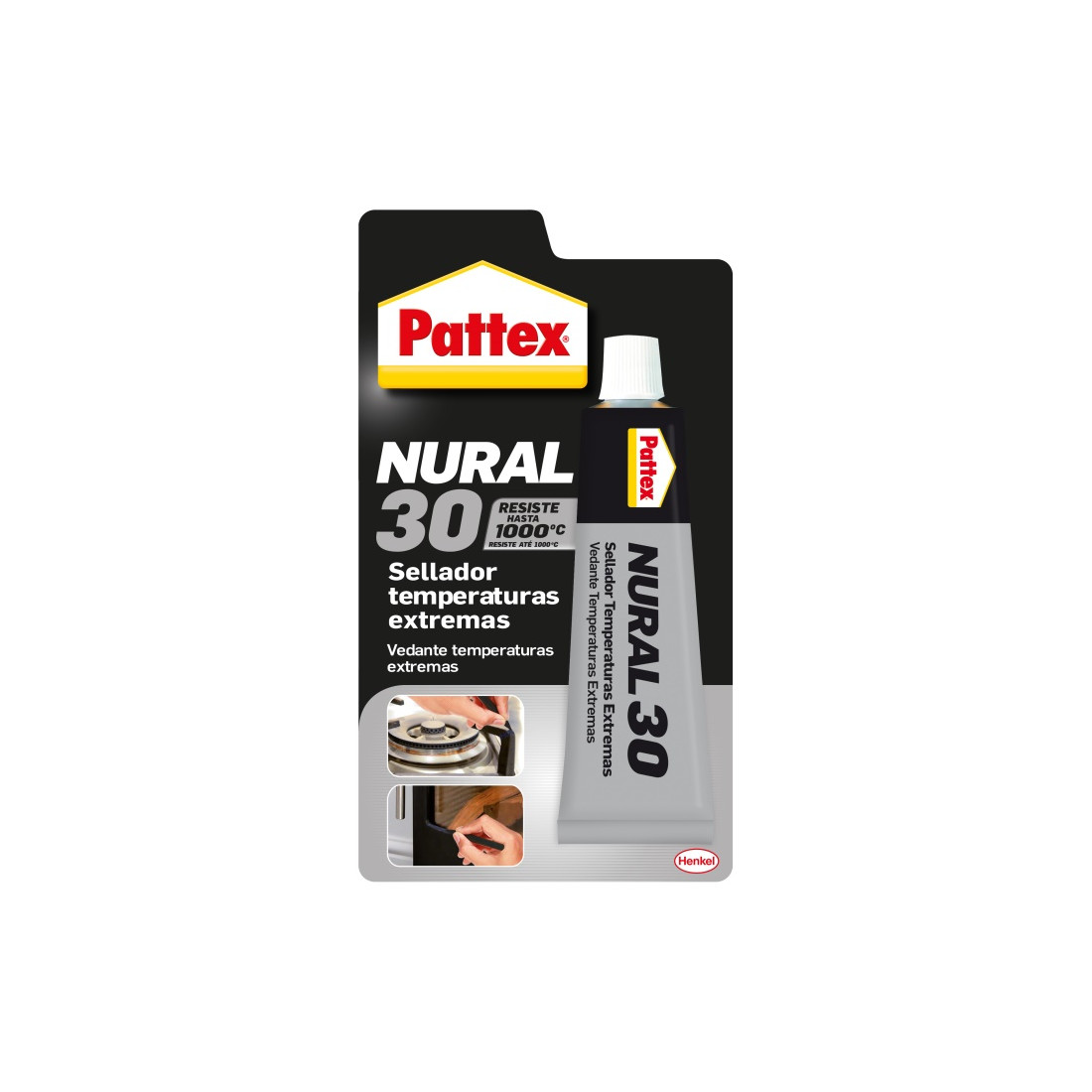 Nural 30 masilla altas temperaturas 140 gr Pattex