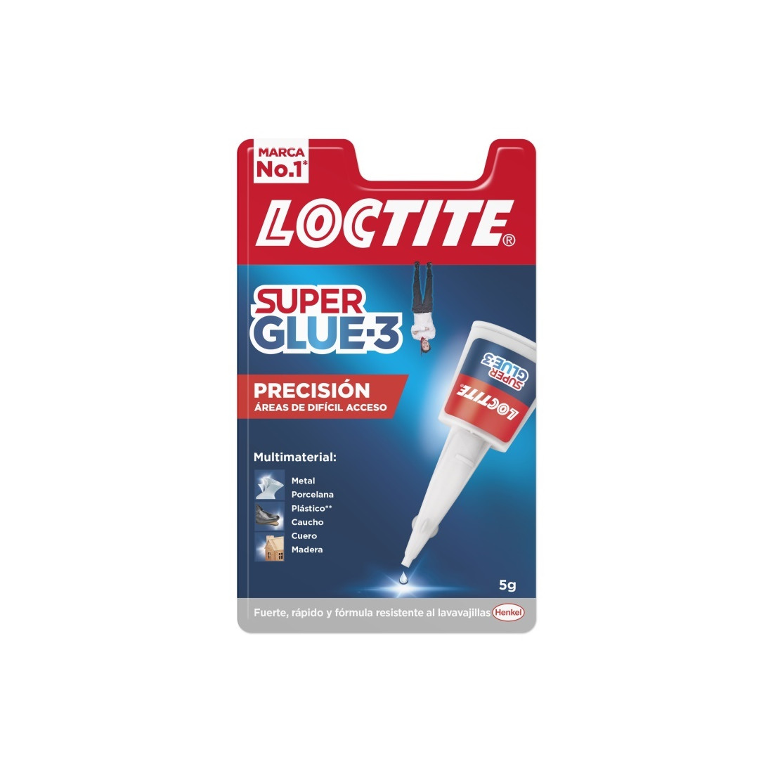 Pegamento Super Glue-3 precisión 5 gr. Loctite 2640076