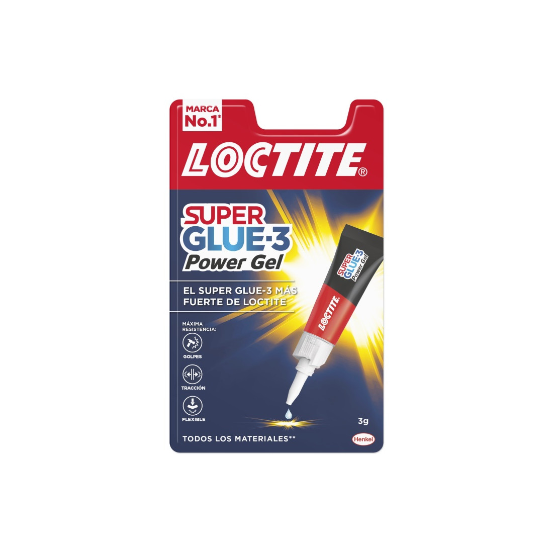 Pegamento Super Glue-3 3 gr. power Gel